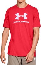 Under Armour Sportstyle Logo Tee 1329590-600, Homme, Rouge, T-shirt taille: S