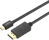 UNITEK Y-C611BK MiniDisplayPort/ Displayport Kabel m/2m Schwarz