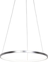 Circle Hanglamp LED rond d:60 cm zilver 3000k - Modern - Paul Neuhaus - 2 jaar garantie