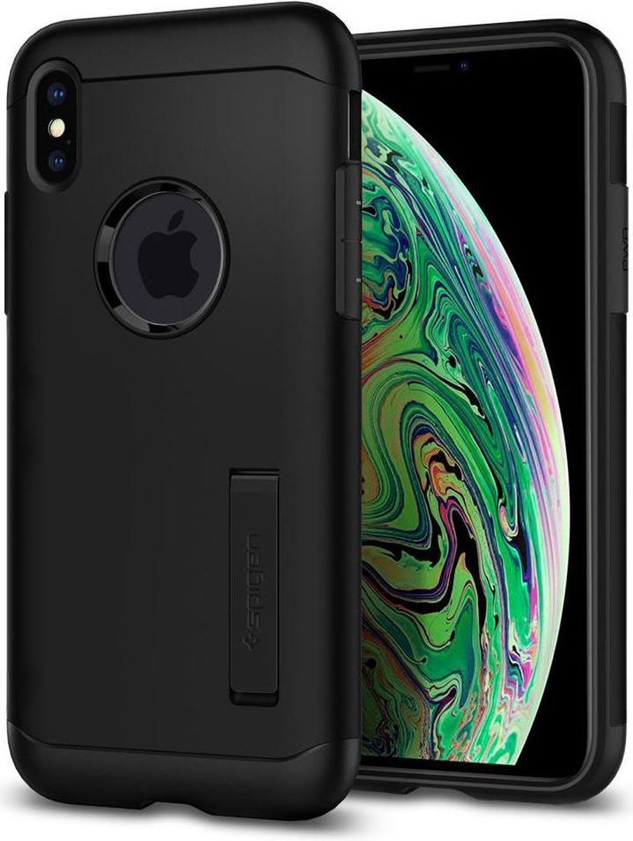 Spigen Slim Armor Hoesje Apple iPhone XS Max Black