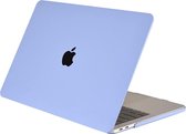 Lunso Geschikt voor MacBook Air 13 inch (2018-2019) cover hoes - case - Candy Tranquility Blue