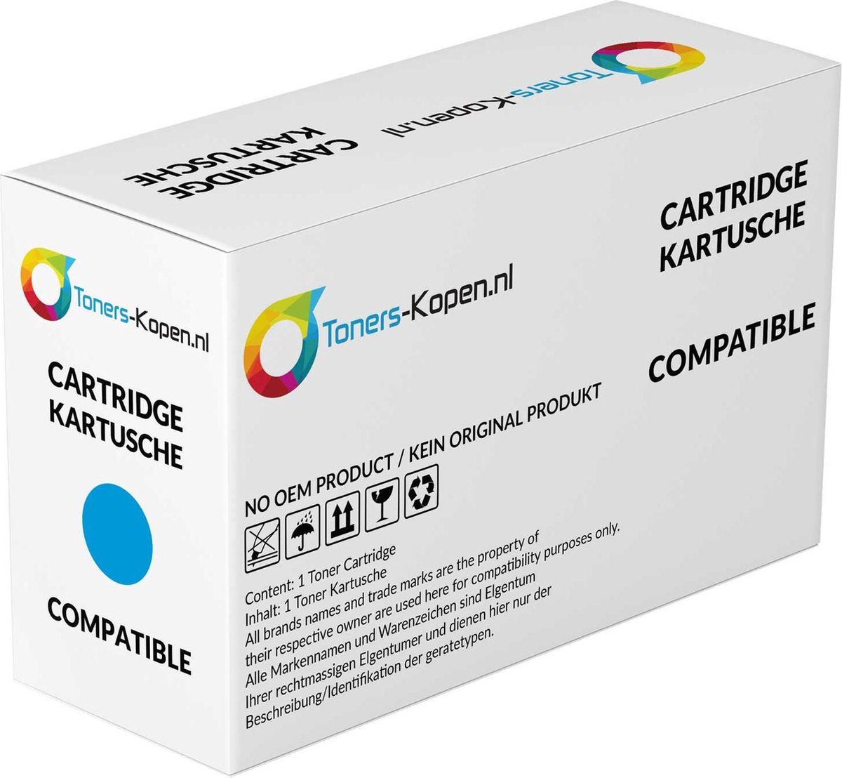 Kyocera TK-8305C - Toner Cyaan - 15000 pagina's - Huismerk Compatible - Geschikt voor Kyocera Copystar CS-3050ci Copystar CS-3051ci Copystar CS-3550ci Copystar CS-3551ci Taskalfa 3050ci Taskalfa 3050cig Taskalfa 3051ci Taskalfa 3550ci - Kyocera toner