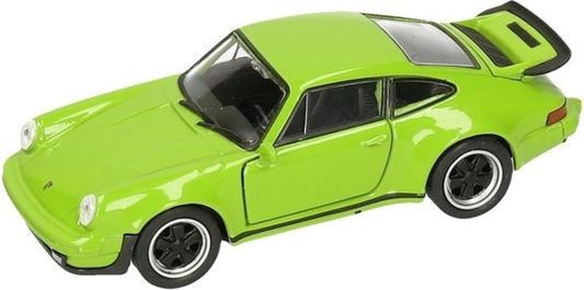 Welly Modelauto Porsche - 911 Turbo - groen - schaal 1:36 - speelgoedauto |  bol.com