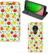 Motorola Moto G7 Play Flip Style Cover Fruits