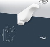 Console Orac Decor TF01 XTERIO Hoeken voor Wandlijsten Sierelement tijdeloos klassieke stijl wit