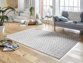 Modern vloerkleed Bouton - grijs 120x170 cm