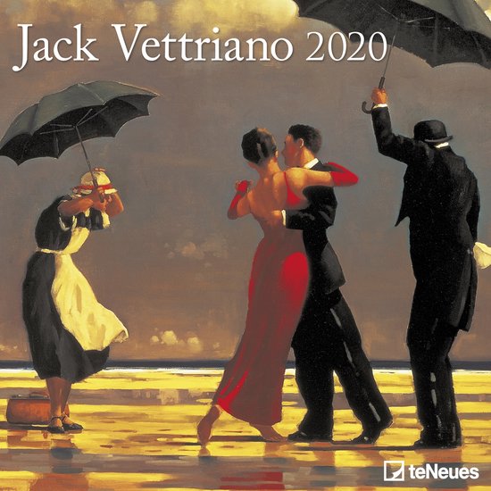 Jack Vettriano Square Wall Calendar 2020