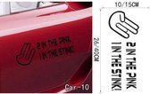 3D Sticker Decoratie Skelet Vingers en Dieren Auto Stickers Auto-sticker voor Cartoon Patroon Auto Styling Vinyl Zelfklevende Waterdichte Auto-stickers - Car10 / Large