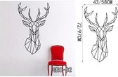 3D Sticker Decoratie Geometrische dieren Vinyl muurstickers Home Decor voor wanddecoratie Een verscheidenheid aan kleuren om uit te kiezen Kinder muurstickers - GEO2 / Large