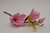 Kunstbloemen En Overige - Magnolia Pick 'scent' Pink 50cm