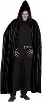 "Zwarte cape met kap voor volwassenen Halloween artikel - Verkleedattribuut - One size"