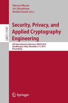 Lecture Notes in Computer Science 11947 - Security, Privacy, and Applied Cryptography Engineering
