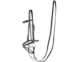 Harry's Horse Hoofdstel Bronze zw/zw PONY
