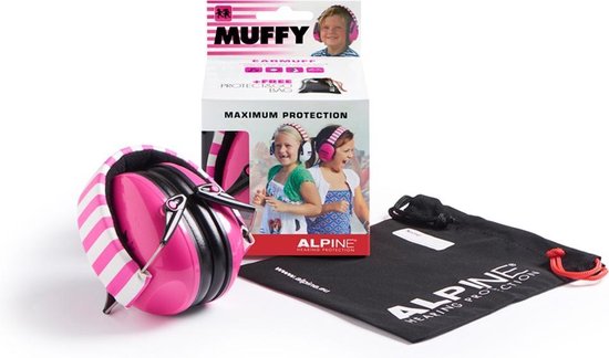 Alpine Muffy Gehoorbescherming Voor Kinderen - SNR 25 dB - Roze | bol.com
