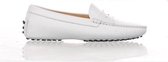 MAURY dames mocassin wit kalfsleder