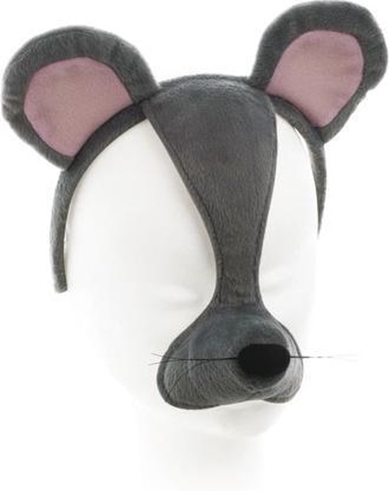 Dierenmasker muis met geluid op diadeem | bol.com
