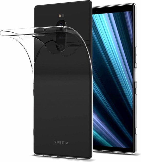 Sony Xperia 1 Transparant Hoesje Clear TPU Case - van Bixb