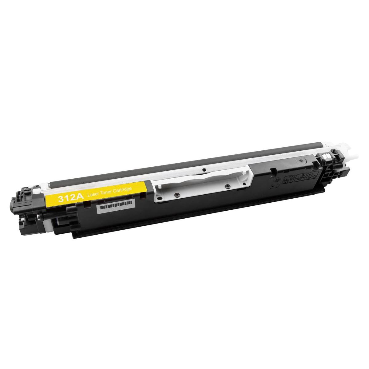 ActiveJet AT-312AN Toner voor HP-printer; HP 126A CE312A, Canon CRG-729Y-vervanging; Premie; 1000 pagina's; geel.