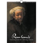 Rembrandt Verjaardagskalender (formaat A4) - kerst cadeau tip