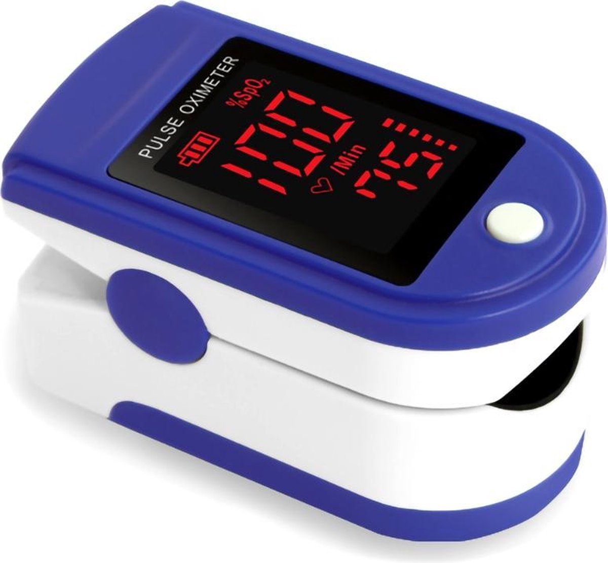 Jumper Medical Zuurstofmeter - Saturatiemeter - Oximeter - Hartslagmeter  Vinger - HD... | bol.com