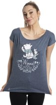 Winnie The Pooh Dames Tshirt -XXL- Friend Blauw