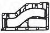 Yamaha/Mercury exhaust inner cover gasket 40Q (REC6E9-41114-A0)