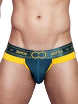 2EROS Kratos Jockstrap Underwear Golden Strength Groen - MAAT L - Heren Ondergoed - Jockstrap voor Man - Mannen Jock