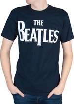 Rockstarz T-shirt Beatles Famous Logo donkerblauw