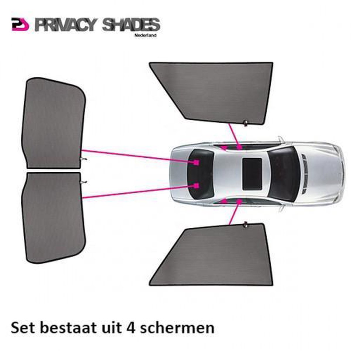 Car Shades Set  Achterportieren  Passend Voor Dacia Duster Ii 2018 2 Delig