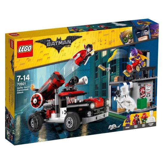 LEGO Batman Movie Harley Quinn Kanonskogelaanval - 70921 | bol.com