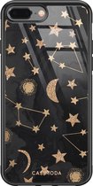iPhone 8 Plus/7 Plus hoesje glass - Counting the stars | Apple iPhone 8 Plus case | Hardcase backcover zwart