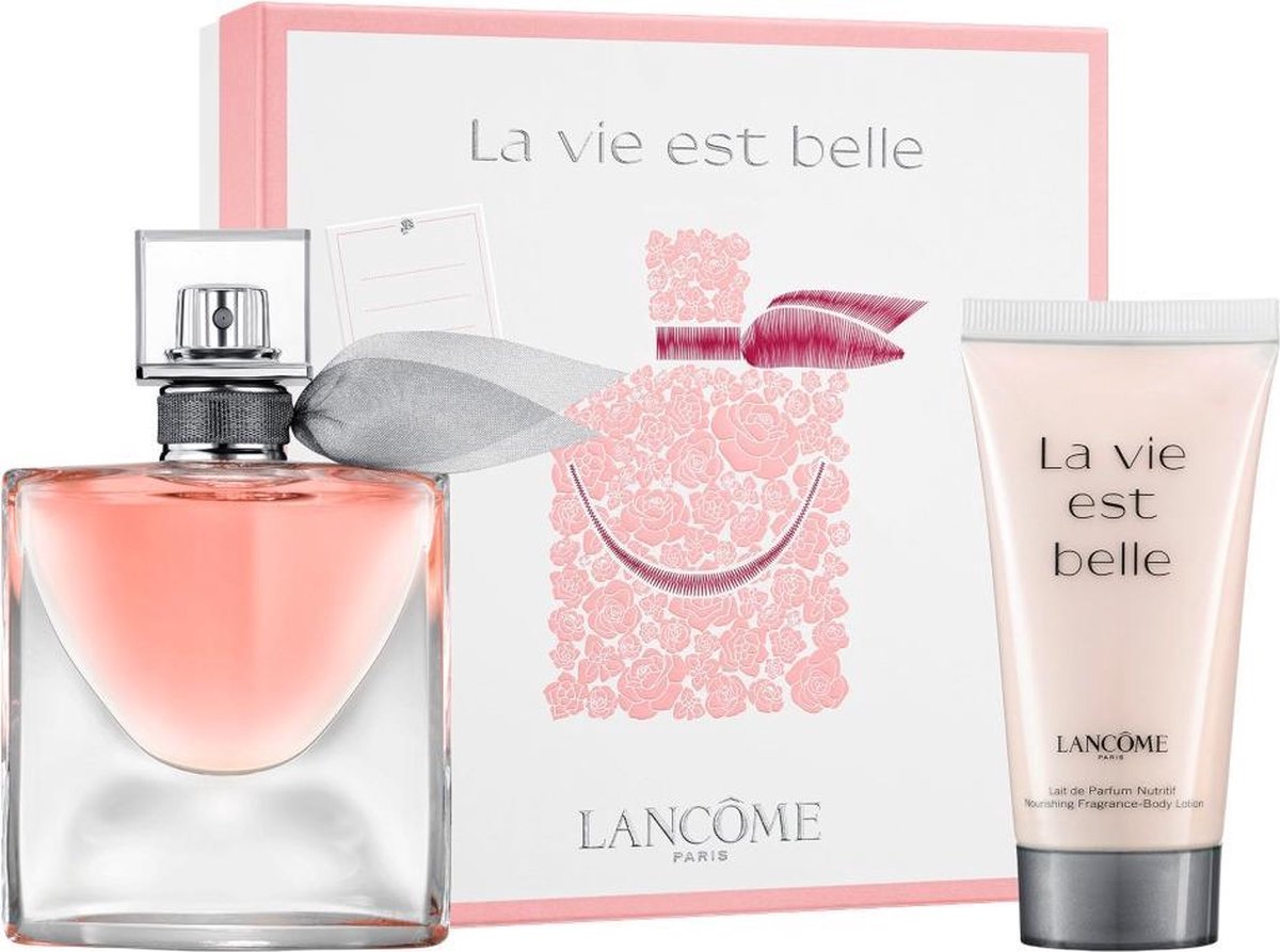 Lancôme La Vie Est Belle Giftset - 30 ml eau de parfum spray + 50 ml bodylotion - cadeauset voor dames
