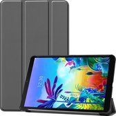 LG G Pad 5 10.1 hoes - Tri-Fold Book Case - Grijs