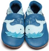 Inch Blue babyslofjes whale blue