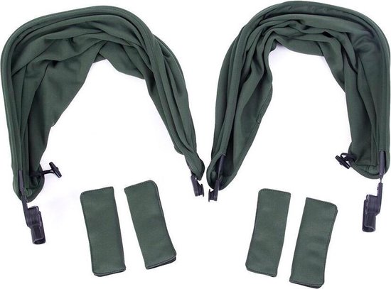Foto: Baby monsters kinderwagenkap easy twin color pack groen