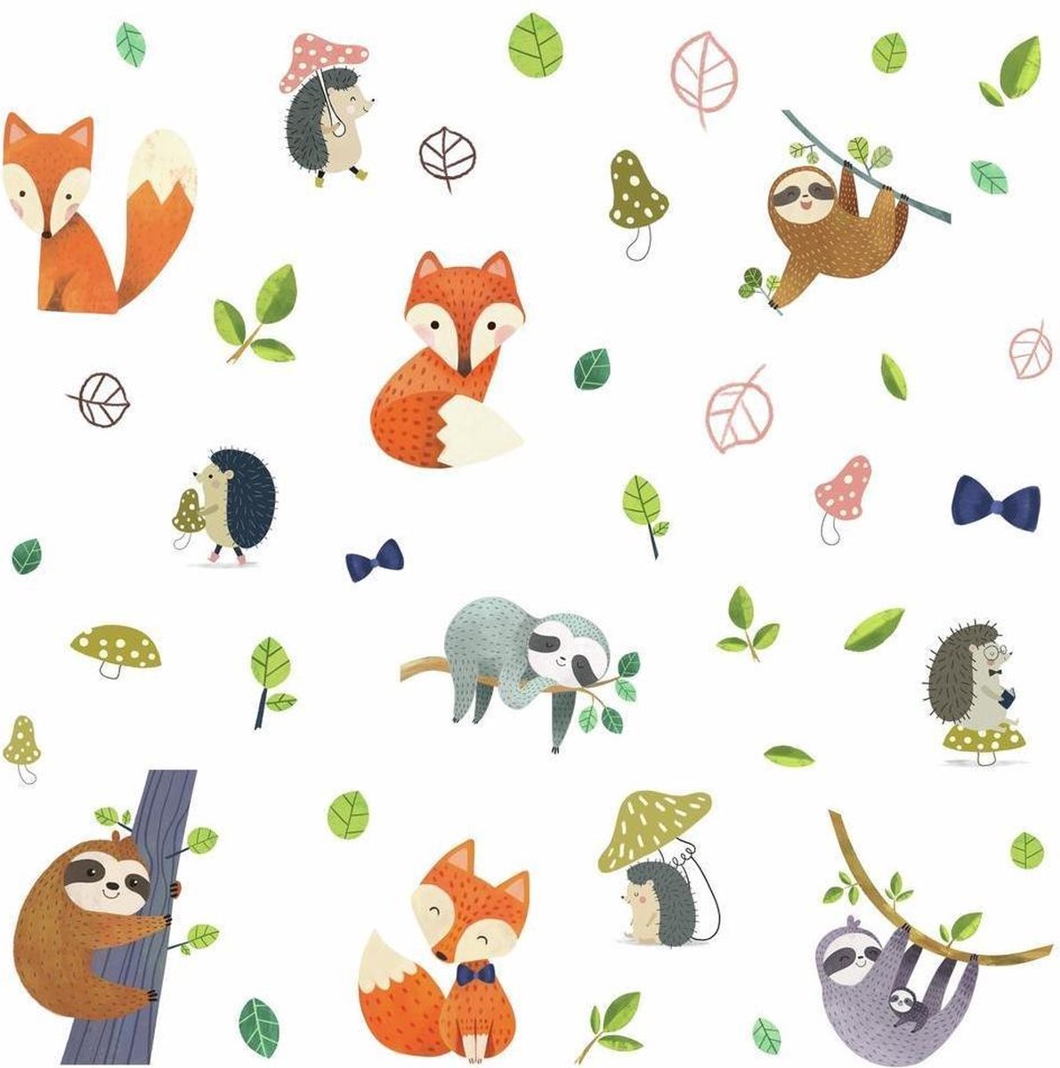 Roommates Muurstickers Forest Friends Vinyl 41 Stuks