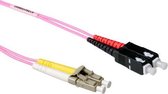 ACT 10 mètres LSZH Multimode 50/125 OM4 câble de raccordement fibre duplex avec connecteurs LC et SC RL8710