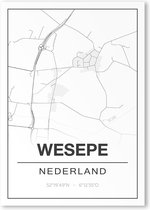 Poster/plattegrond WESEPE - A4