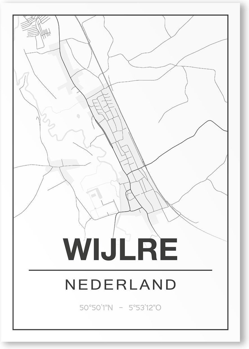 Poster/plattegrond WIJLRE - A4