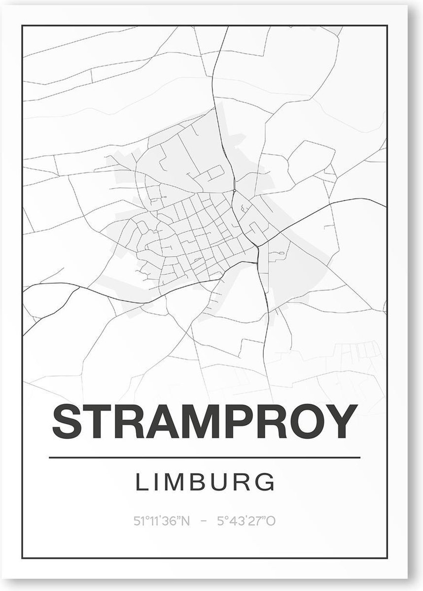 Poster/plattegrond STRAMPROY - A4