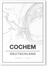 Poster/plattegrond COCHEM - 30x40cm