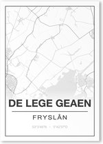 Poster/plattegrond DE LEGEGEAEN - A4