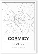 Poster/plattegrond CORMICY - 30x40cm