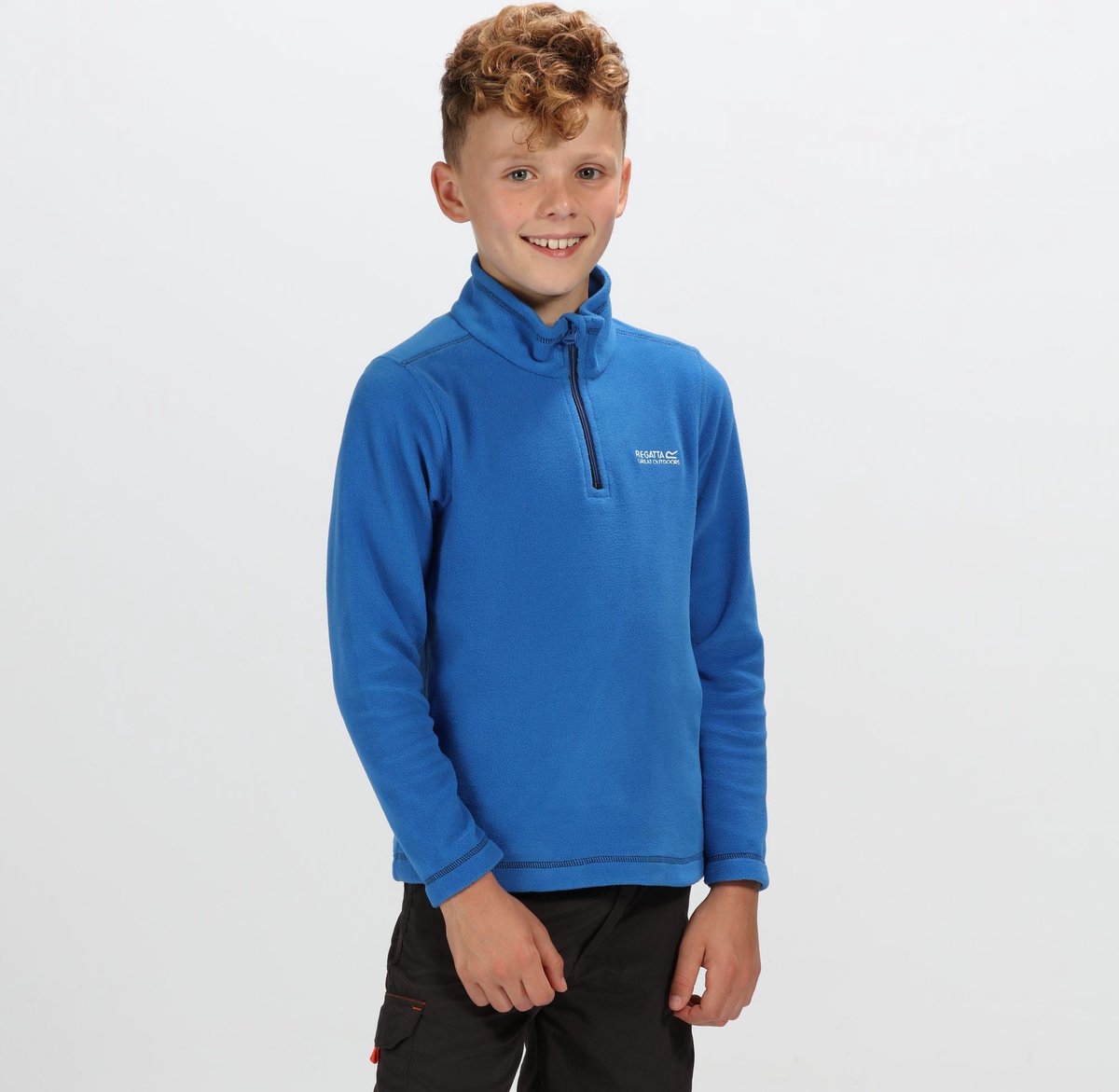 Kids Hot Shot II Half Zip Fleece Blauw