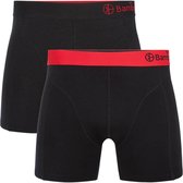 Boxershorts Levi (2-pack) - Zwart met rood S