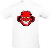 Merkloos Aap - Apen - Dieren - Boos - Lachen - Gorilla Unisex T-shirt 2XL