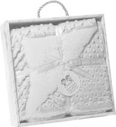 Gamberritos Babydeken Fleece 80 X 110 Cm Wit/wit