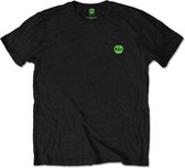 The Beatles Heren Tshirt -2XL- Abbey Road & Logo Zwart