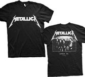 Metallica Heren Tshirt -S- Master Of Puppets Photo Zwart