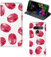 LG G8s Thinq Flip Style Cover Pink Macarons